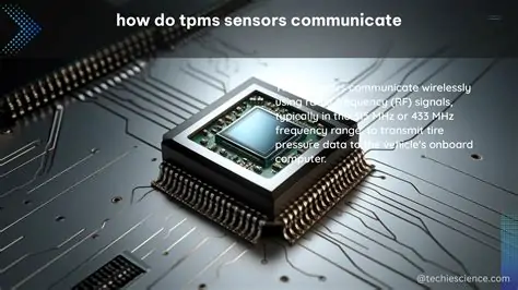 how do tpms sensors communicate