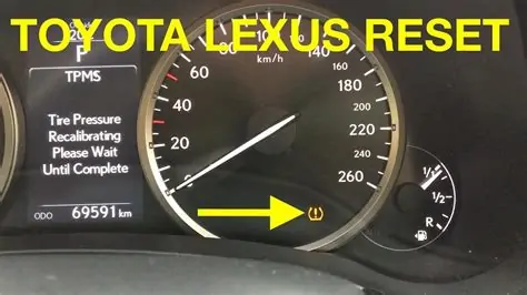 lexus tpms sensor reset