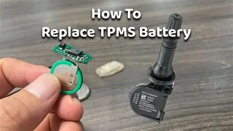 replace battery in tpms sensor