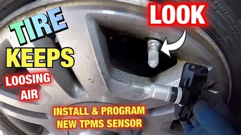 tpms sensor leaking